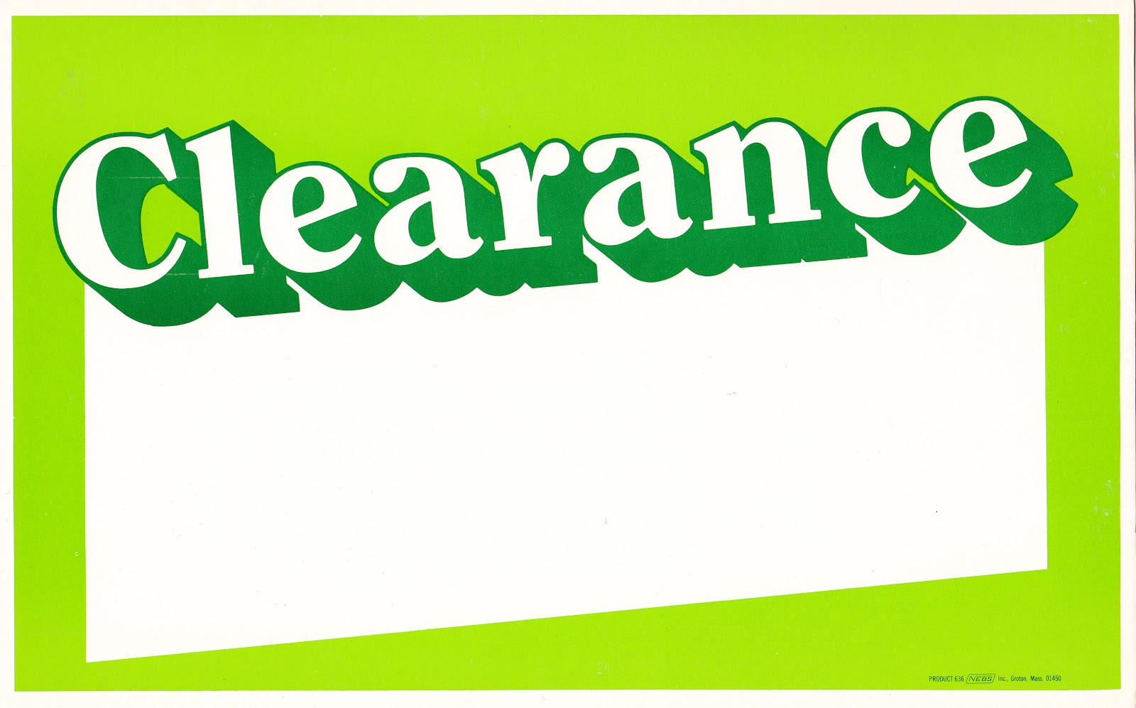 Printable Clearance Signs Printable Clearance Signs