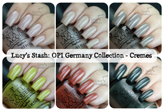 Lucy's Stash - OPI Germany Collection for F/W 2012 - Cremes