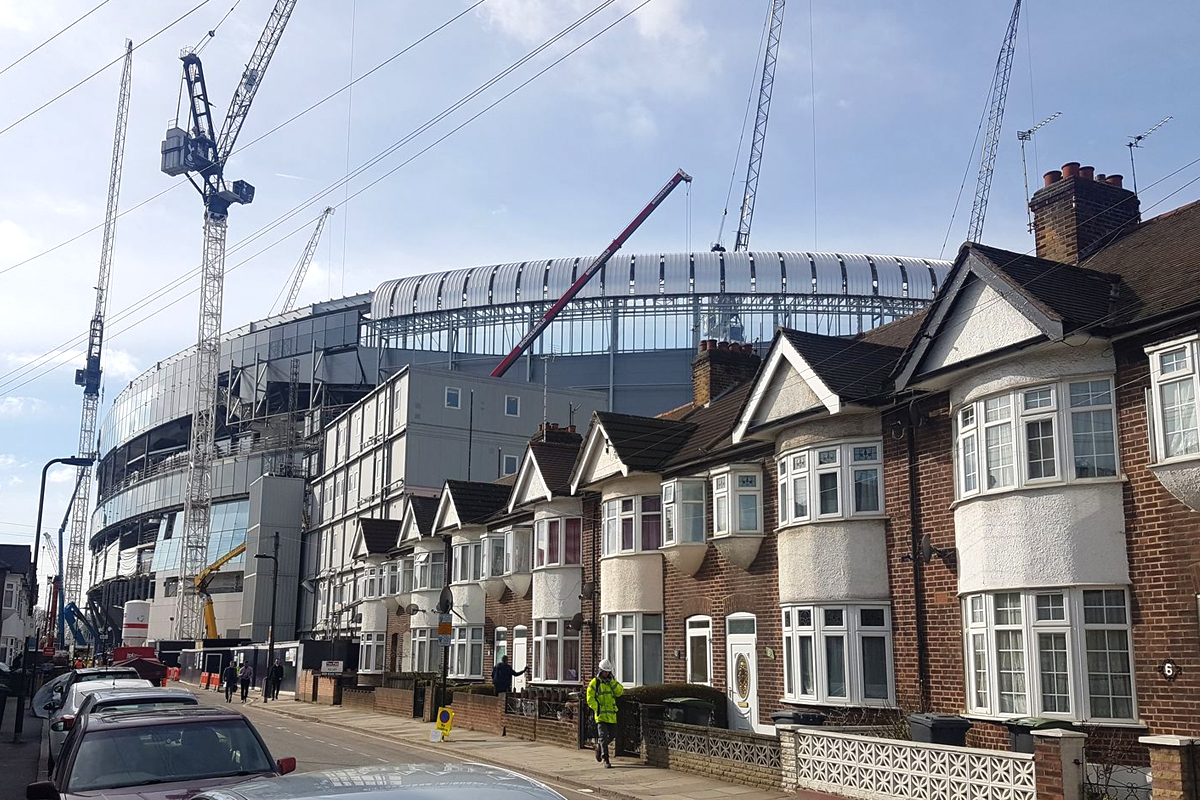 Nuovo stadio Tottenham: prevista la gradinata safe-standing
