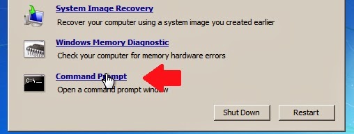 windows xp recovery console commands forgot password