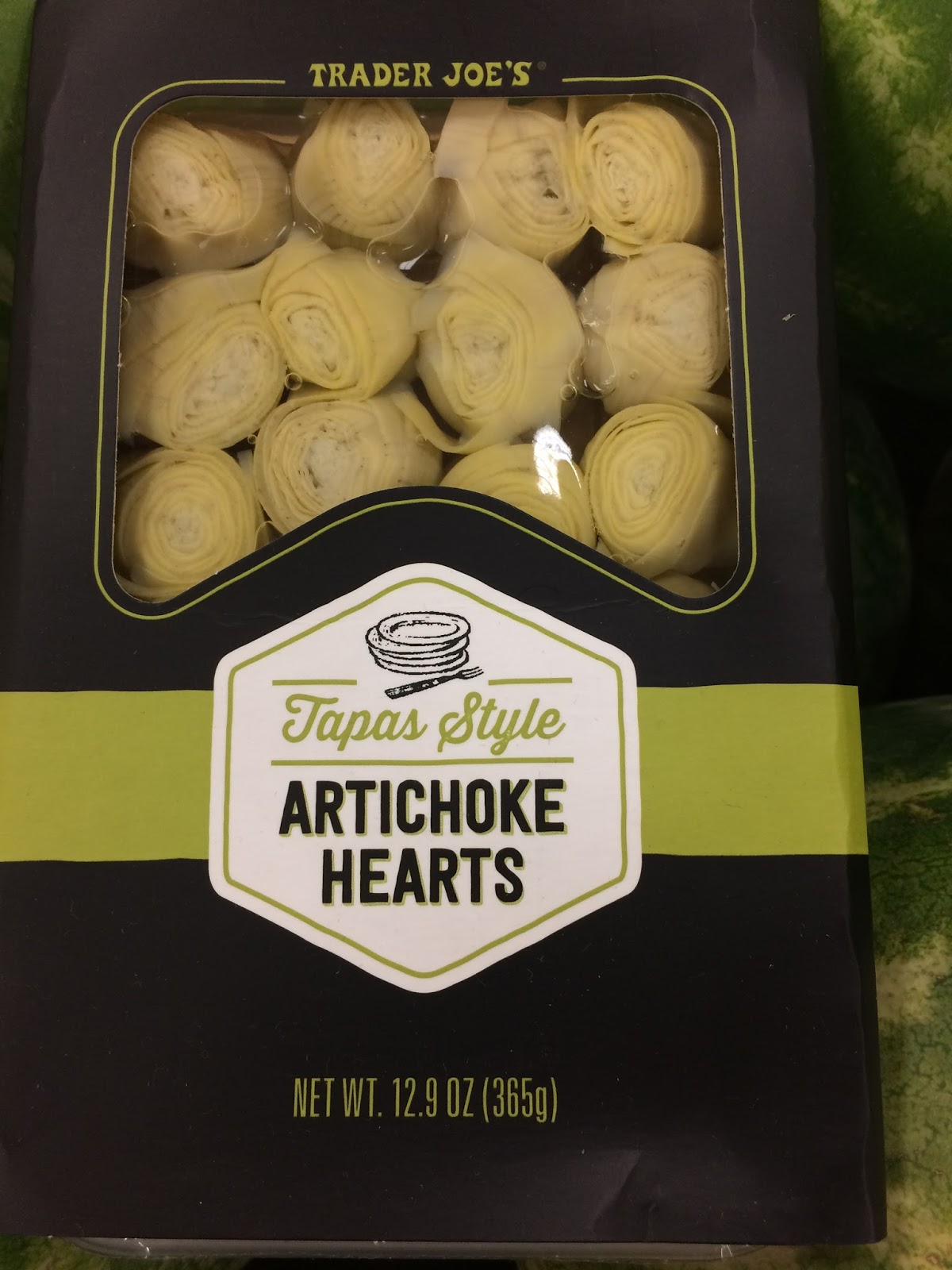 Nana's Blue and White Dishes Tapas Style Artichoke Hearts