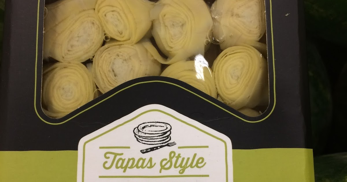 Nana's Blue and White Dishes Tapas Style Artichoke Hearts