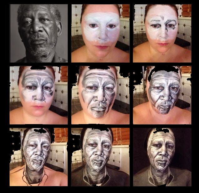 16-Morgan-Freeman-Maria-Malone-Guerbaa-Face-Painting-Artist-Morphs-like-a-Chameleon-Shapeshifter-www-designstack-co