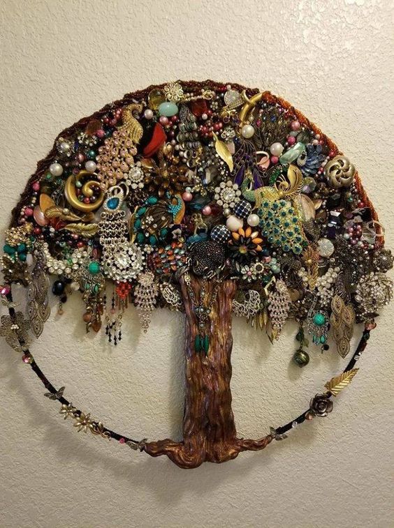 Bits and Pieces of Costume Jewelry, Recycle Jewelry, Up Cycle Jewelry,  Broken Jewelry For Crafts, Pins, Necklaces, Earrings, Butterfly Pin