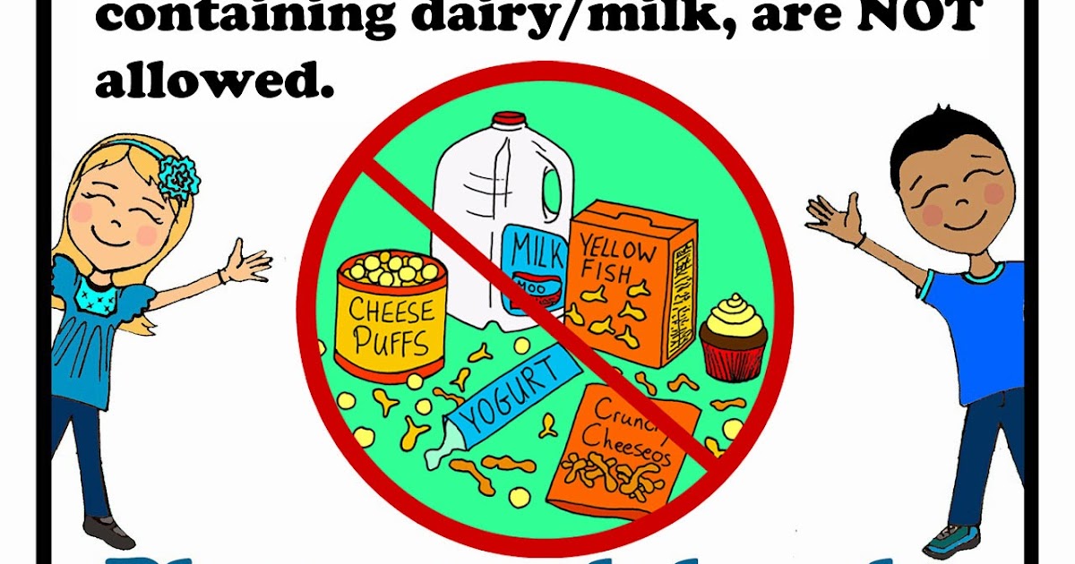 Thriving With Allergies Dairy Free Classroom Poster