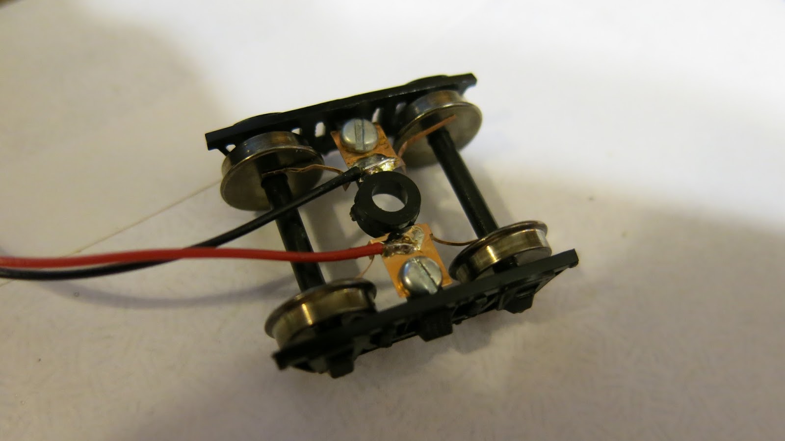 Geared Steam Adding Blackstone lighting to an Athearn/MDC Shorty