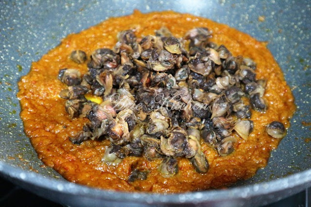 Rendang Kerang Yang Sangat Sedap