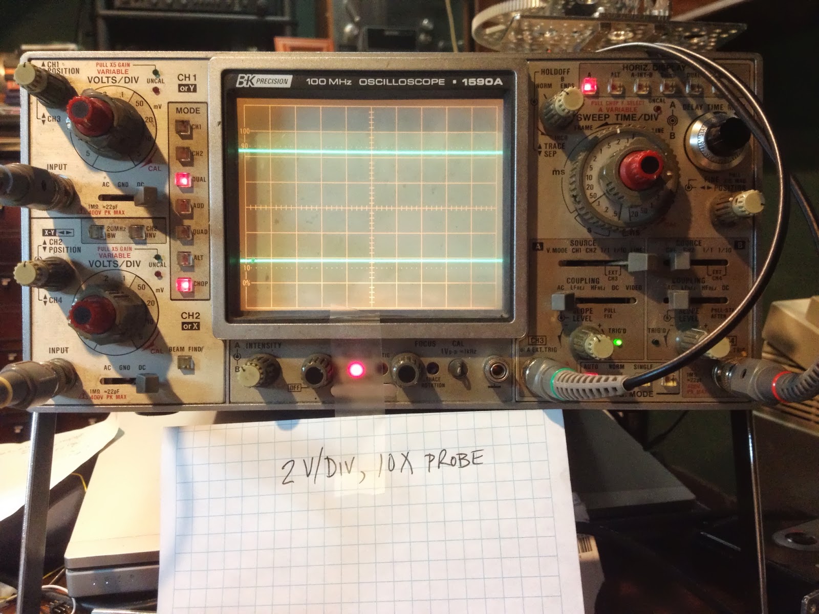 Bot Thoughts Diagnosing a Broken Oscilloscope