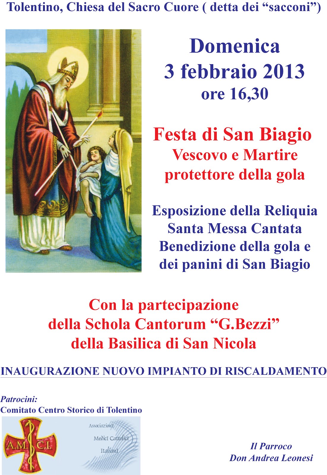 Traditio Catholica Romana Tolentino Festa di