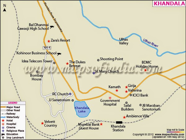 Tourist Map of Khandala