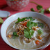 Thai Inspired Creamy Chicken Noodle soup (dairy and gluten free)