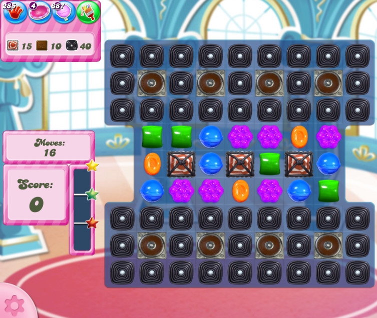 Candy Crush Saga level 2744 Candy Crush Saga level 2744