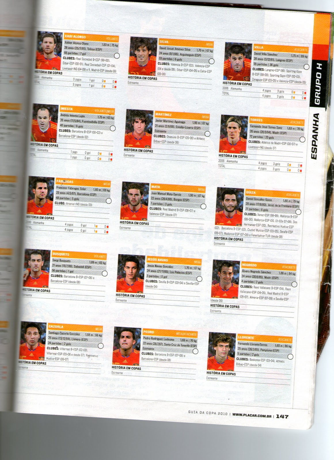 ANOTANDO FÚTBOL * MUNDIAL DE 2010