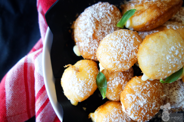 Cómo hacer buñuelos rellenos de forma fácil con hojaldre 