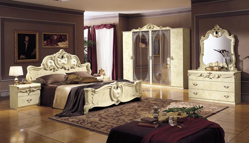 interior design baroque style bedroom