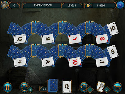Detective Solitaire Inspector Magic And The Man Without Face Screenshot 4