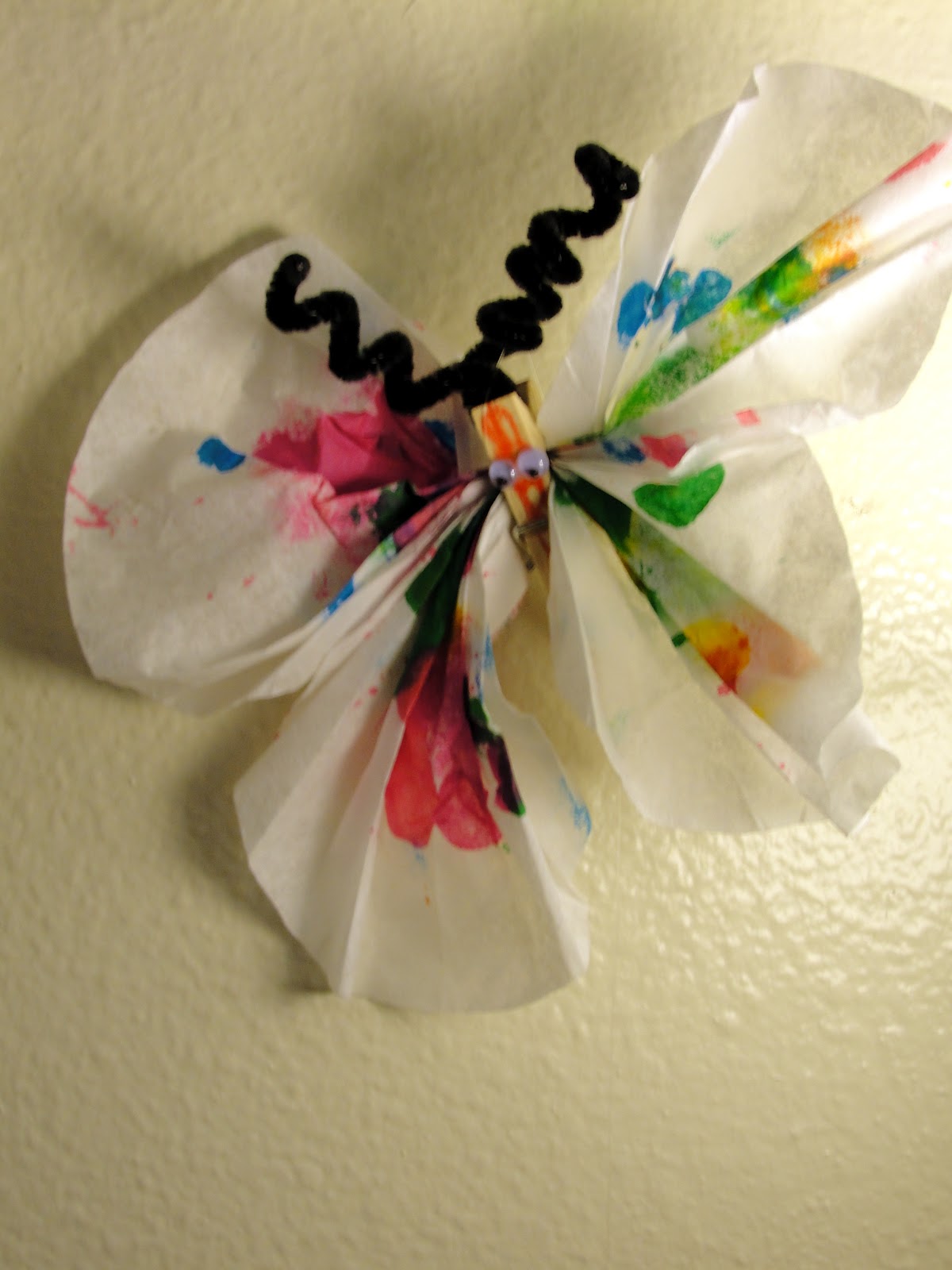 DIY for Mommies Coffee Filter Butterflies