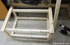 miter saw stand frame, wood, 2x3, 2x4, screw