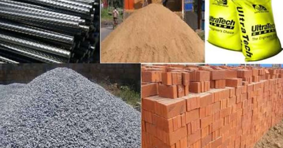 Material Required for Building Construction (1000 sq ft) Engineering