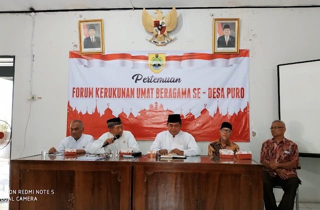 Forum Kerukunan Umat Beragama se- Desa Puro