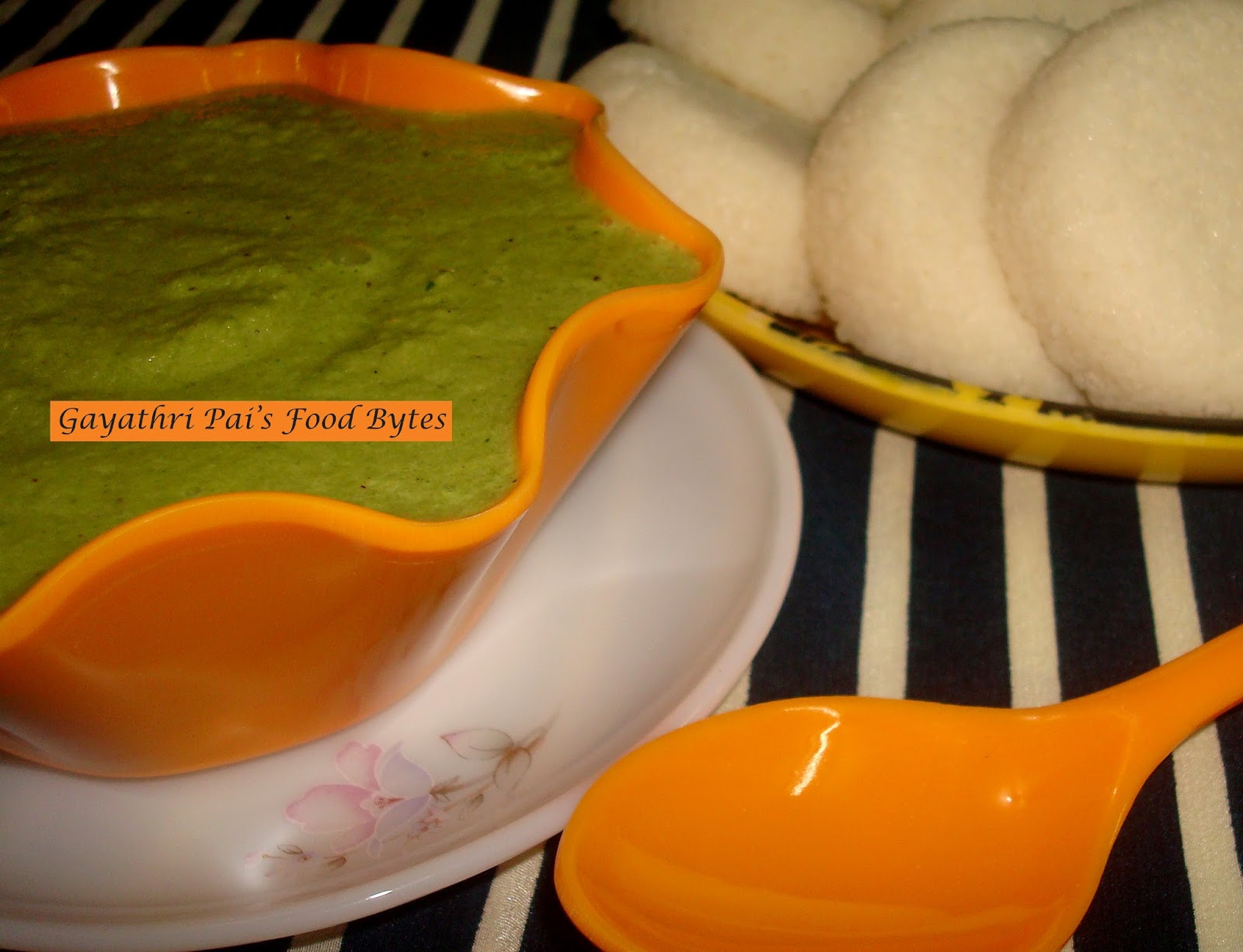 Gayathri Pai's Food Bytes Coriander + Mint + Coconut Chutney