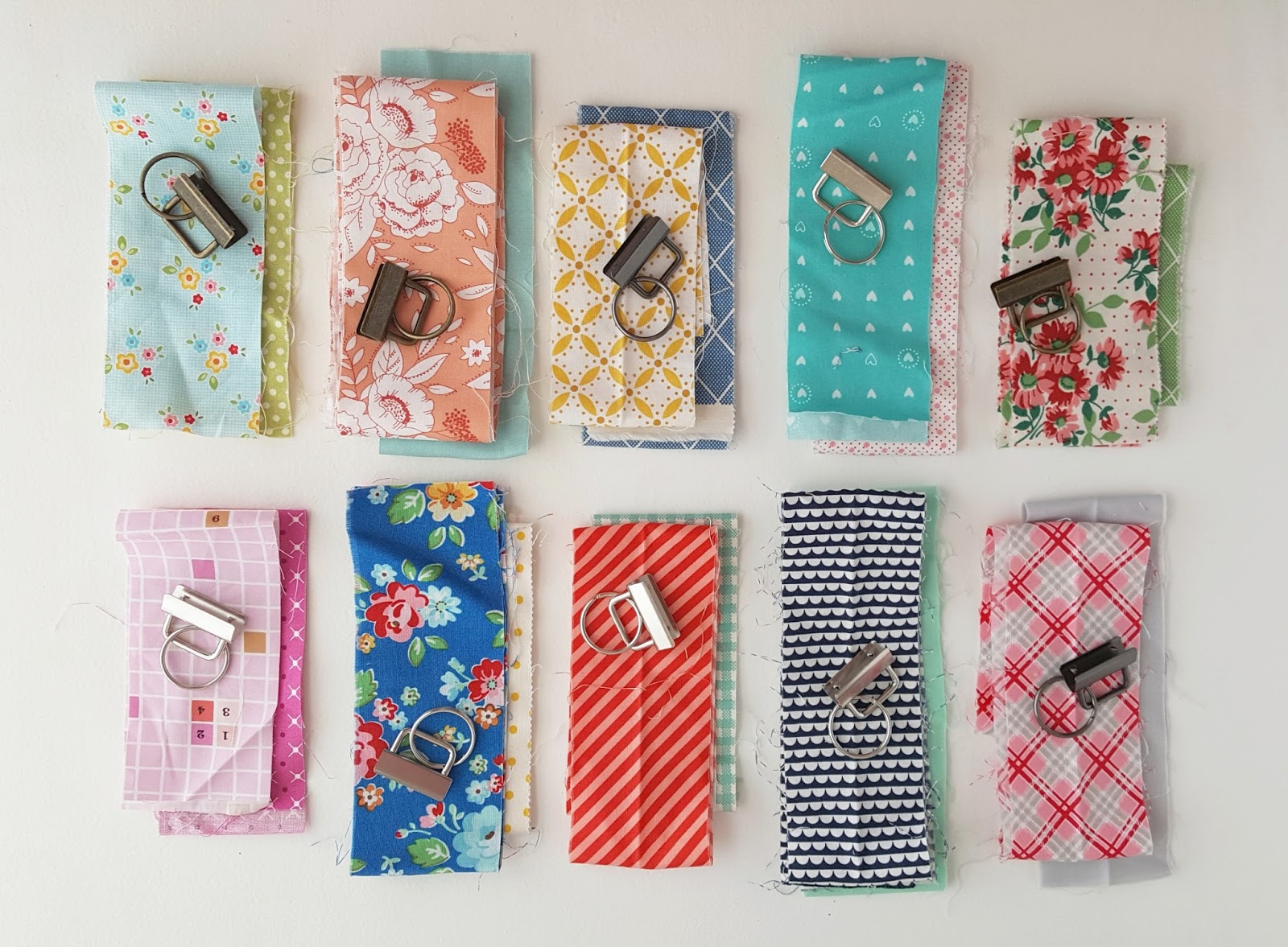 diy fabric key fob