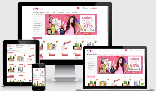 Template blogspot responsive bán hàng mỹ phẩm cực đẹp Template blogspot responsive bán hàng mỹ phẩm cực đẹp