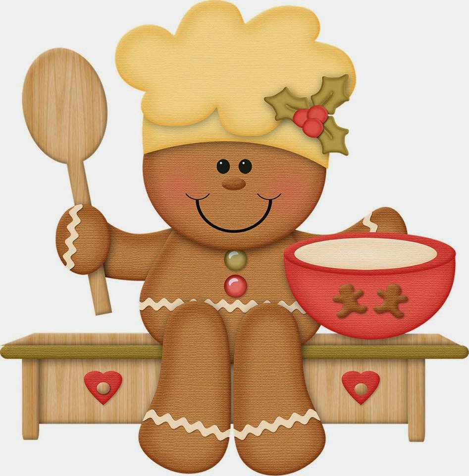 free christmas gingerbread man clipart - photo #23