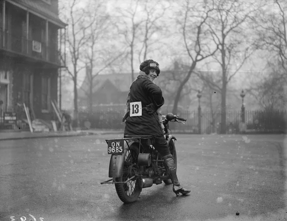 Vintage Photos of Women Riding Motorcycles