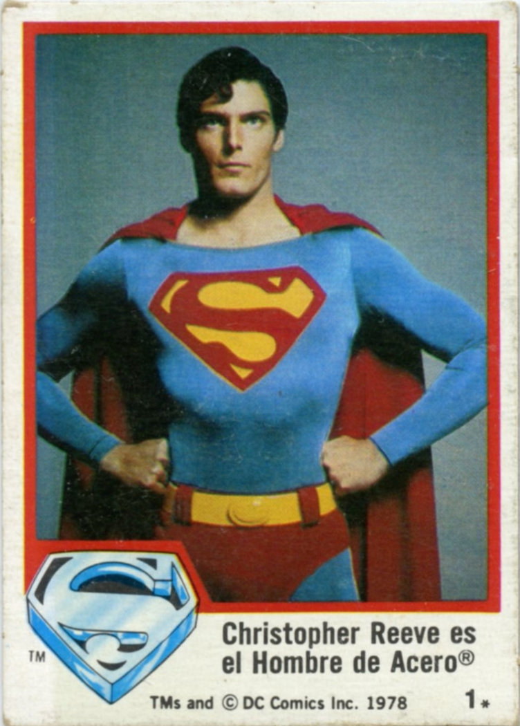 1978 Superman Foil Sticker Card T3 