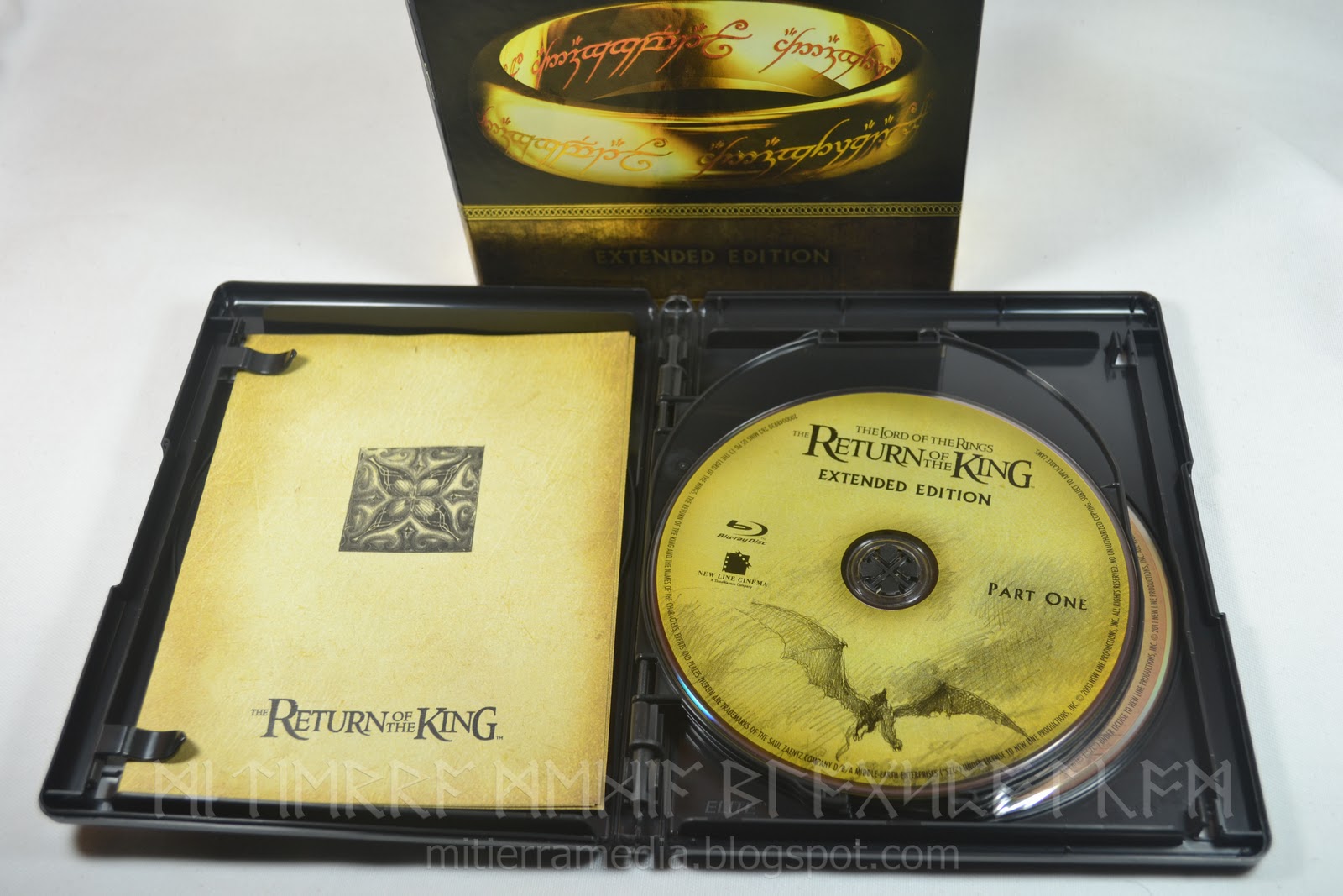 Mi Tierra Media: El Retorno del Rey, Edición Extendida en BluRay.