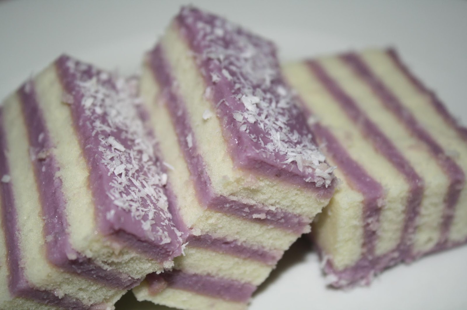 hunny bakes the cakes Makcik Sah's original Yam Layer Cake a.k.a Kek