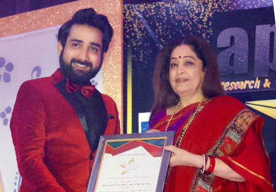 HIMCOM awarded by Bollywood Actress Kirron Kher for its best effort .