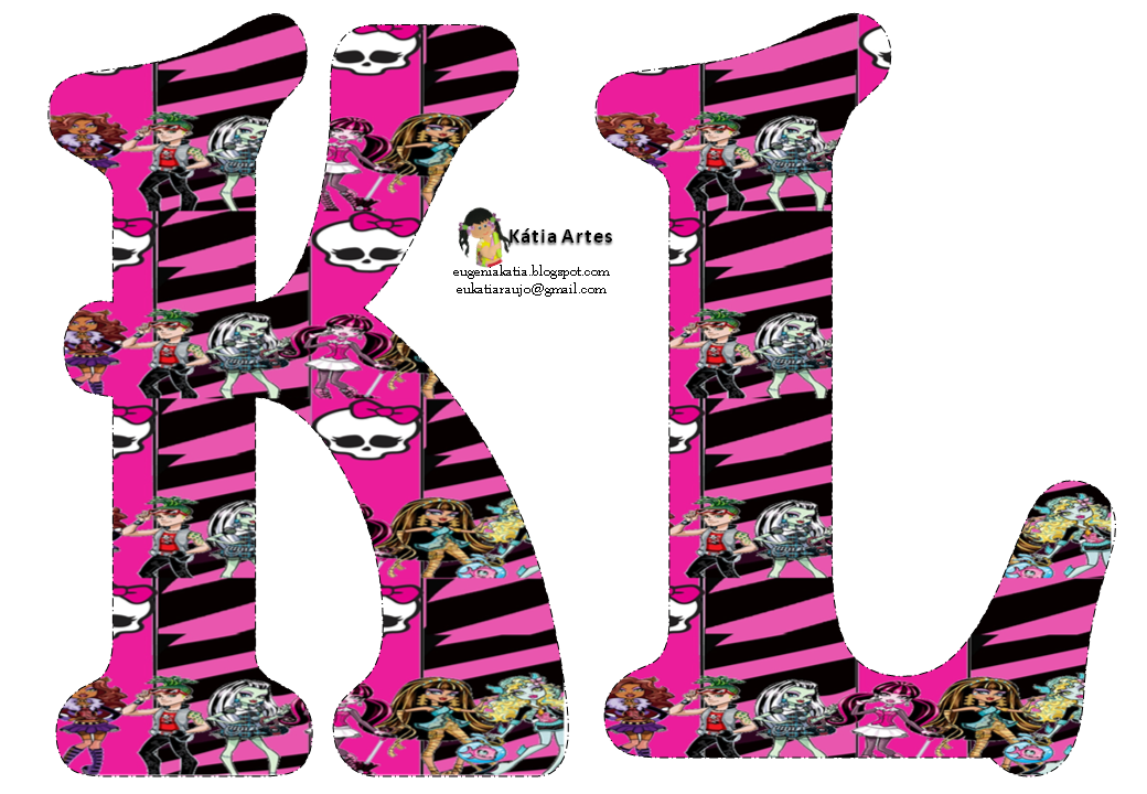 Pin by Cristina on Letras Monster Hight | Monster high, Monster ...