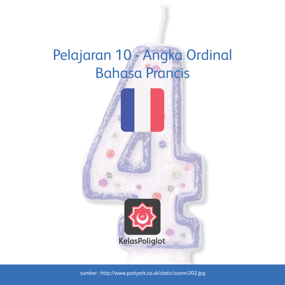 Bahasa Prancis Mengenal Angka Ordinal KelasPoliglot