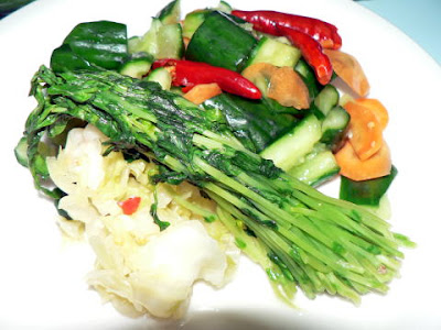 豆苗の浅漬け 豆苗の浅漬け