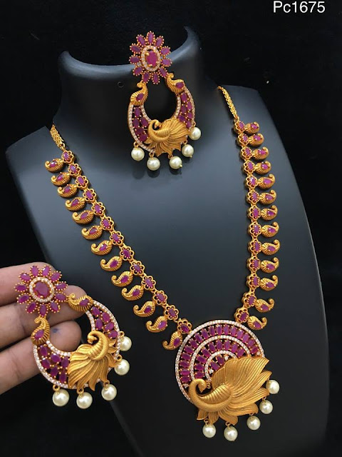 New Design 1 gram necklaces | Buy online 1 gram Jewellery