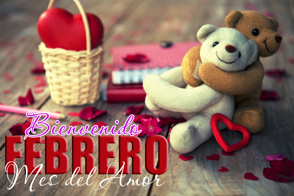 Banco de Imágenes Gratis Bienvenido Febrero (Mes del Amor) 12 Postales
