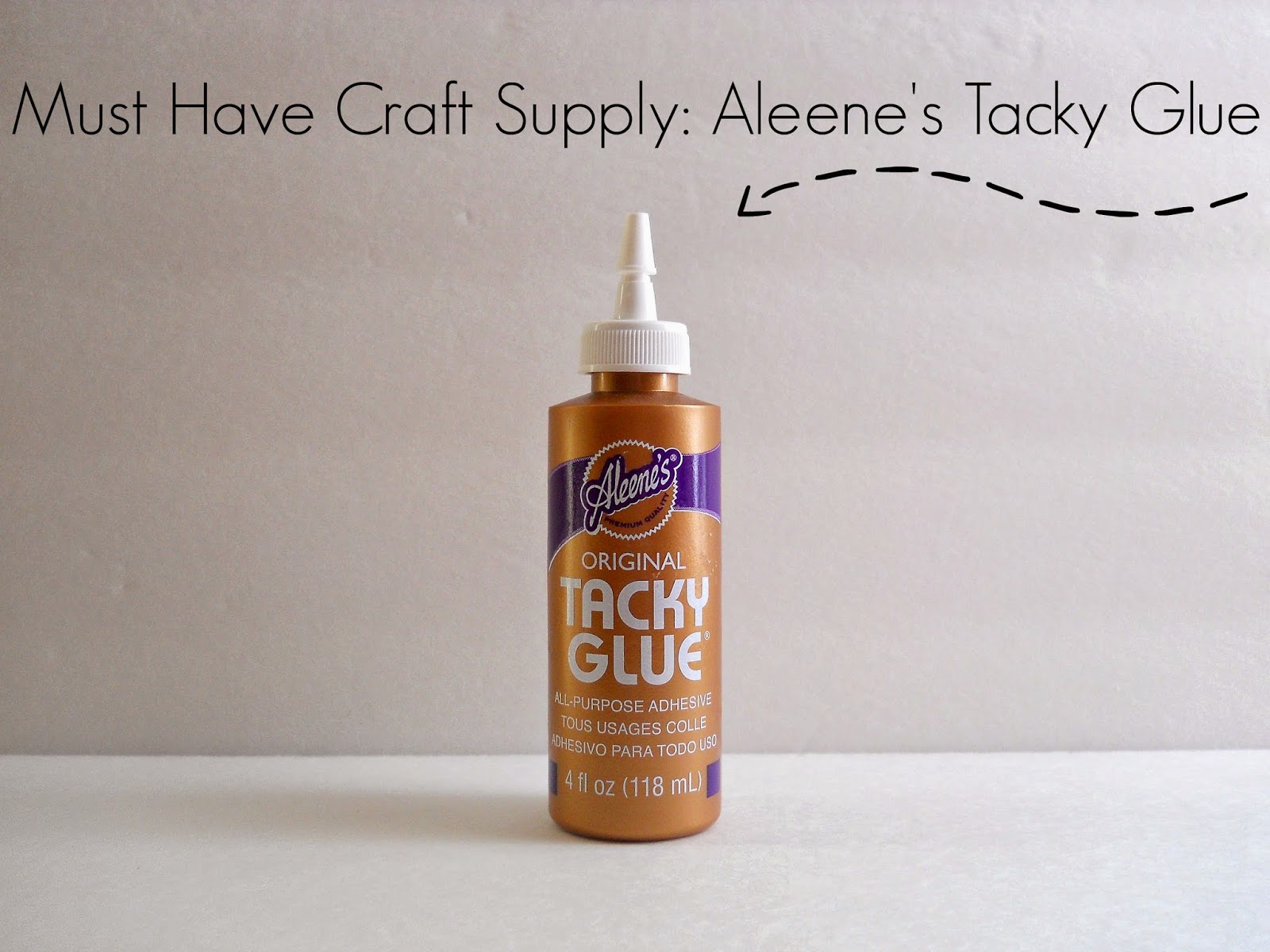 Must Have Craft Supply: Aleene's Tacky Glue - Running With A Glue Gun