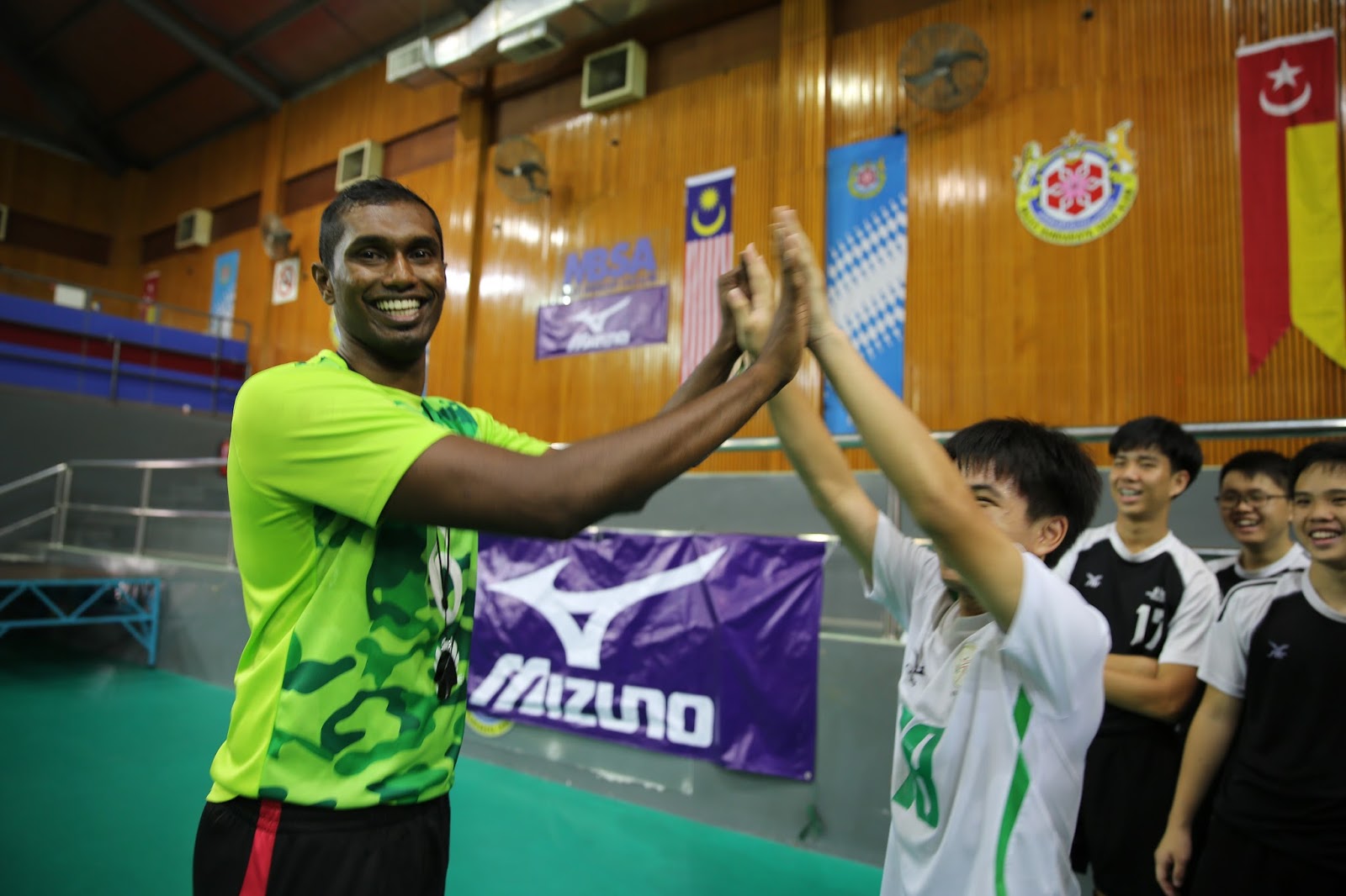 PSS Volleyball Boys Malaysia Overseas Learning Journey Training