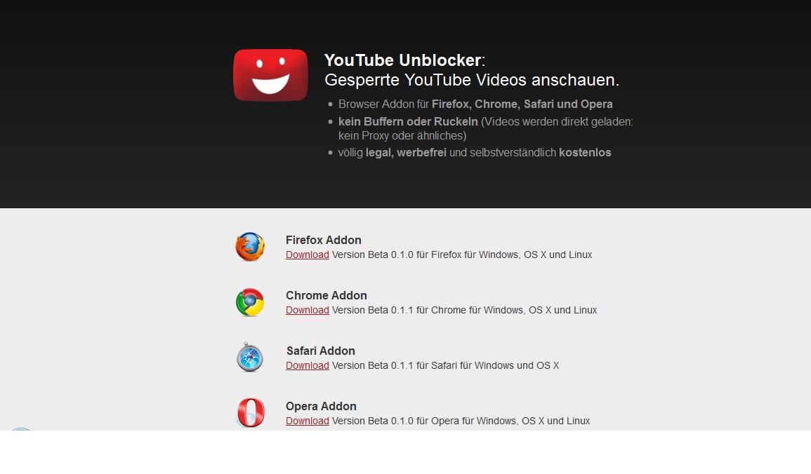 Youtube Unblocker Funktioniert Nicht Chrome