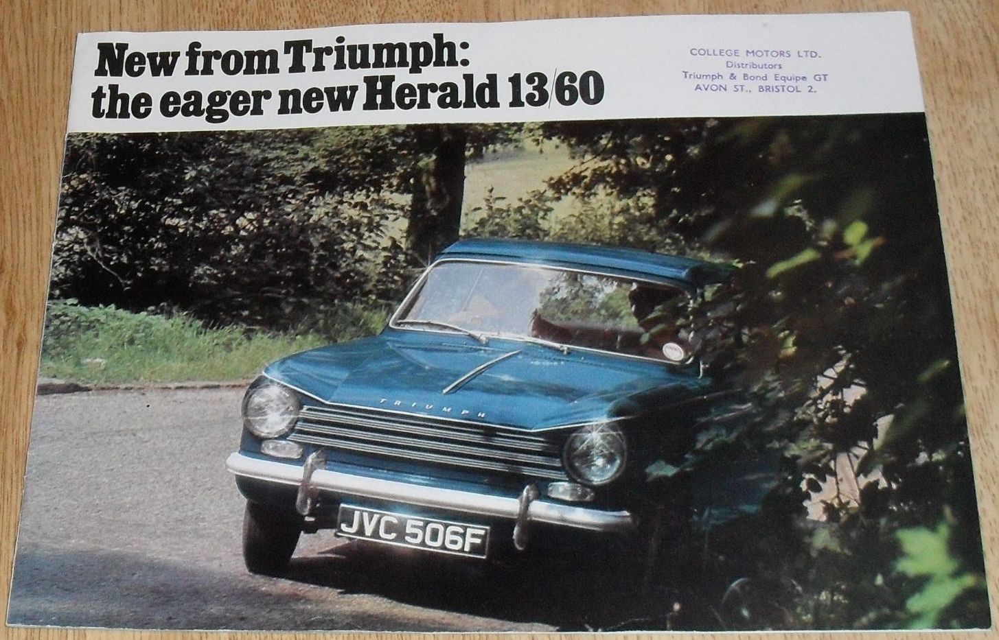 Vitessesteve blog College Motors Ltd of Bristol Triumph Car dealers 11