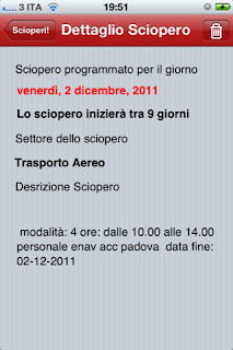 Scioperi, l'app con info degli scioperi dei trasporti Italiani.