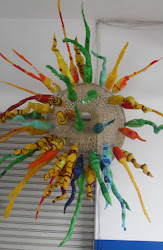 chihuly 3d projects arts dream club lessons inspired visual sculpture water bottles came paper project elementary tutorial diy away tissue