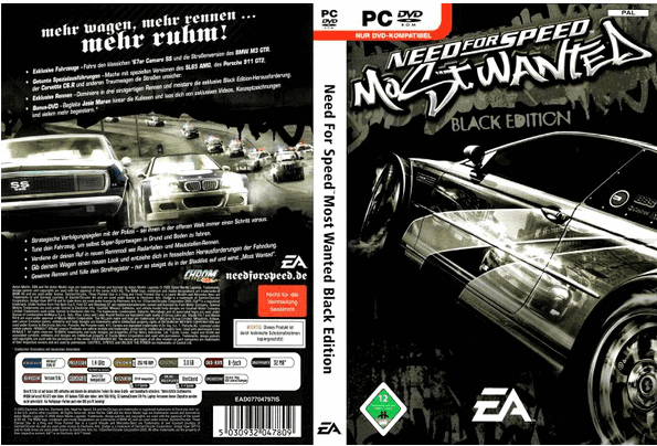 nfs most wanted black edition pc