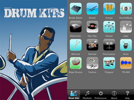 Drum Kits iPhone app available in the App Store