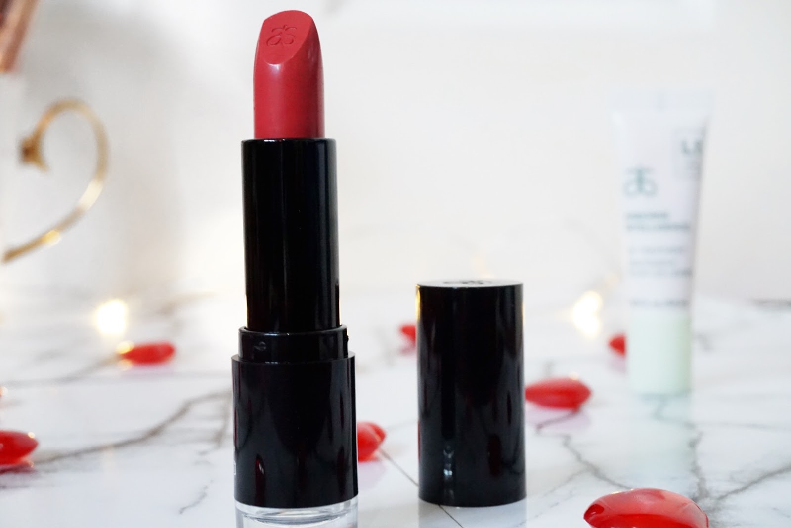 Arbonne Smoother Over Lipstick in Hibiscus