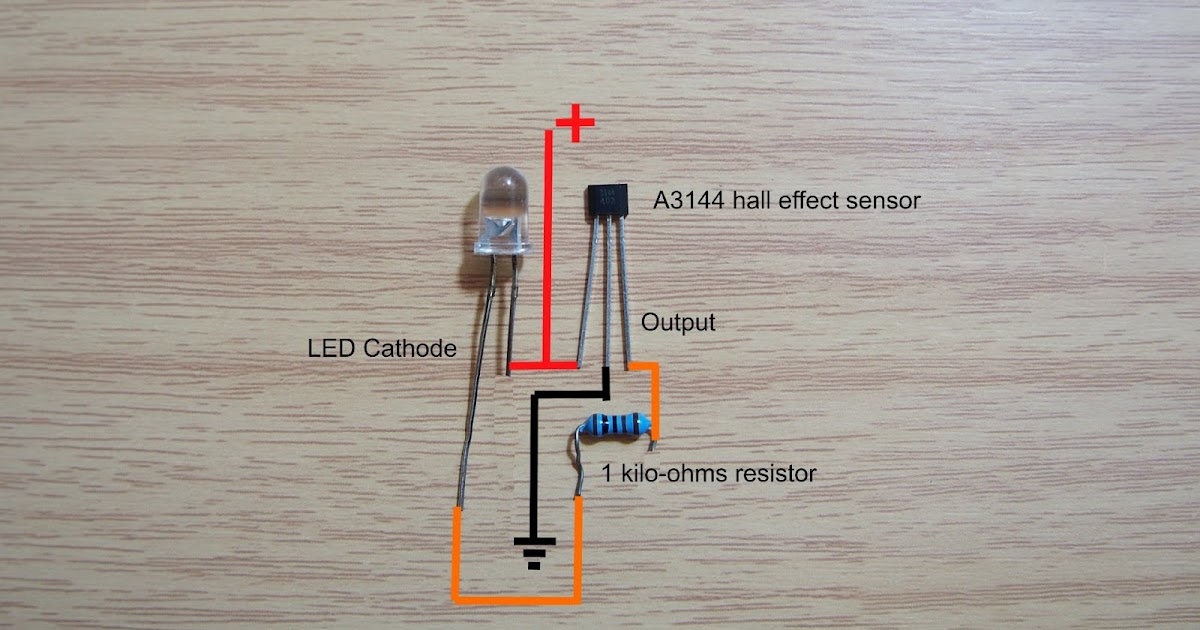 Hall effect sensor wiring diagram and test video
