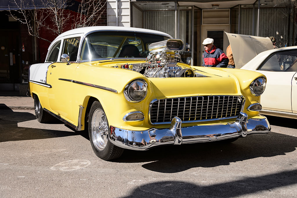 1955 Chevy Pro Street at the PA Maple Festival car show
