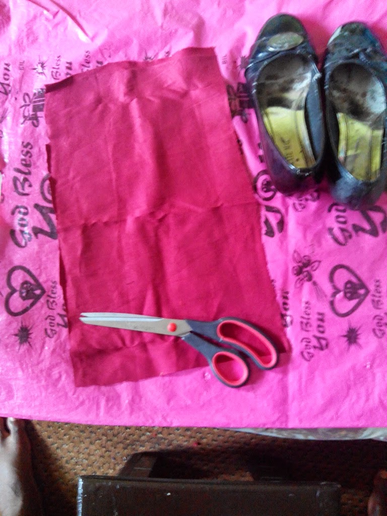 JCGankara Crafts and Skills How to cover your shoe with fabric or